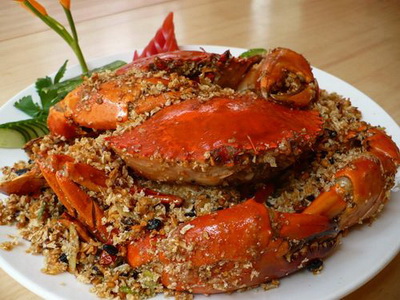 Crab Roasted With Salt