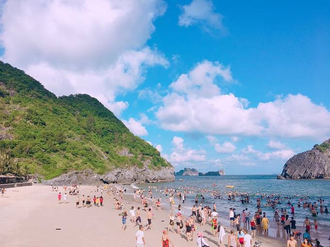 Beach scene